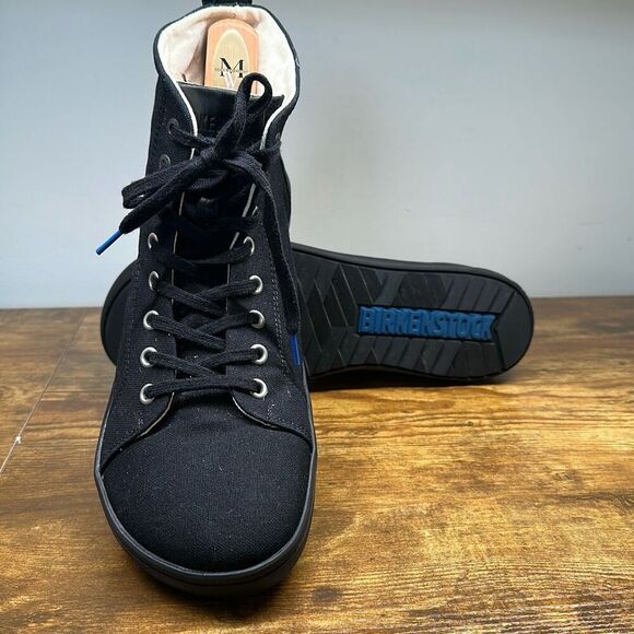 Birkenstock Other - Birkenstock Hi Top Sneakers Men’s 10 Tennis Shoes Canvas Leather Skater